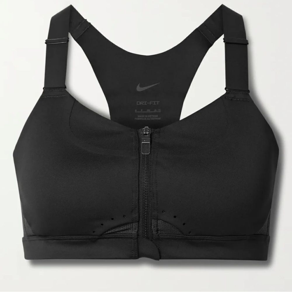 Nike Alpha mesh-trimmed Dri-FIT sports bra Size 46A-46B